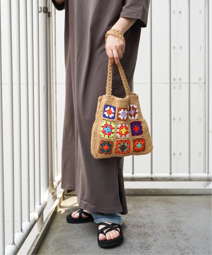 【WOUF】クロシェトートバッグ クロシェ編みトートバッグ / Tiaclasse | ファッション通販