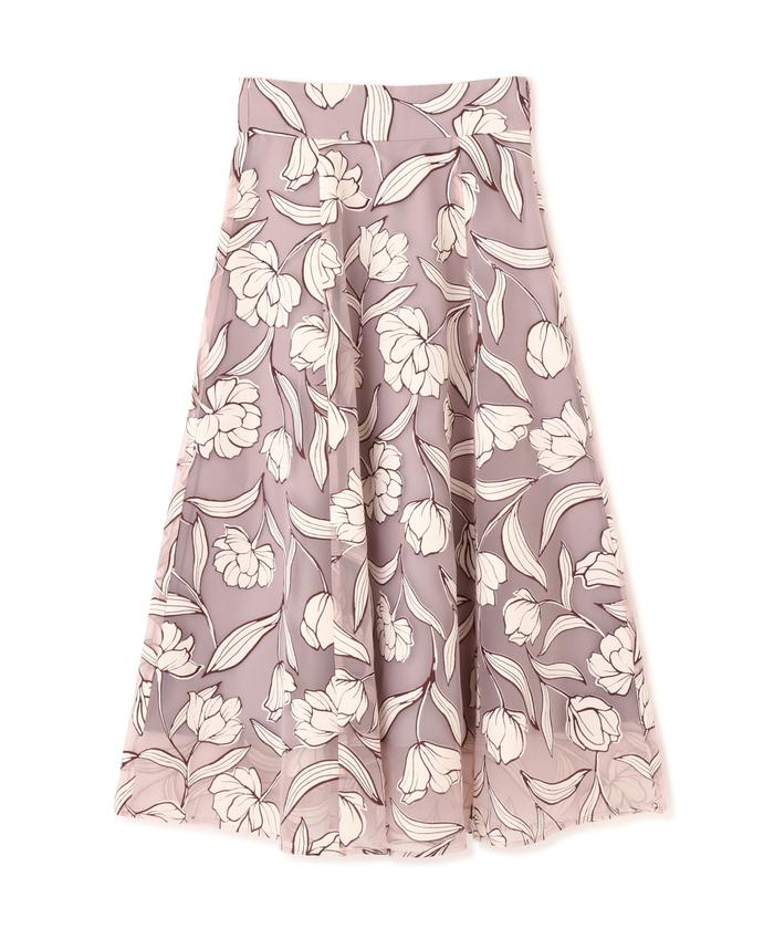JILL STUART ヴェルヴェットオパール スカート　サイズ 2 ビッグフラワーオパールスカート(504673703) | ジル バイ ジル