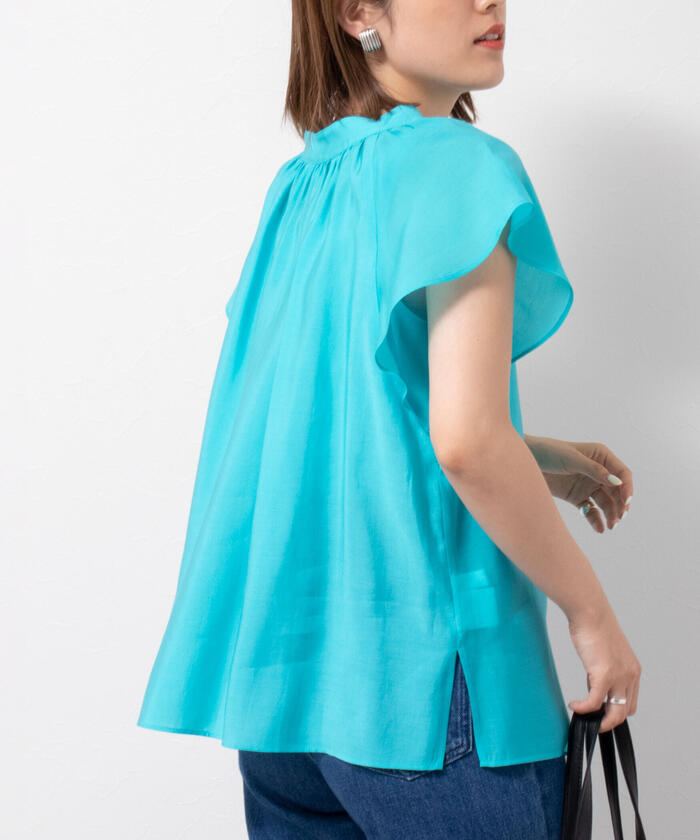 NOLLEY&#39;S - ☆新品☆ ノーリーズ　シアーローン2WAYハイネックブラウス 楽天市場】シアーローン2WAYハイネックブラウス／ノーリーズ