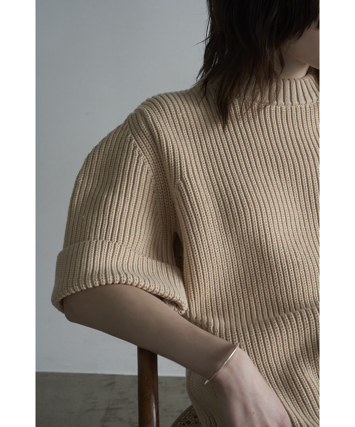 セール】OVER HALF SLEEVE KNIT TOPS(504707913) | クラネ(CLANE セール】OVER HALF SLEEVE KNIT TOPS(504707913) | クラネ(CLANE