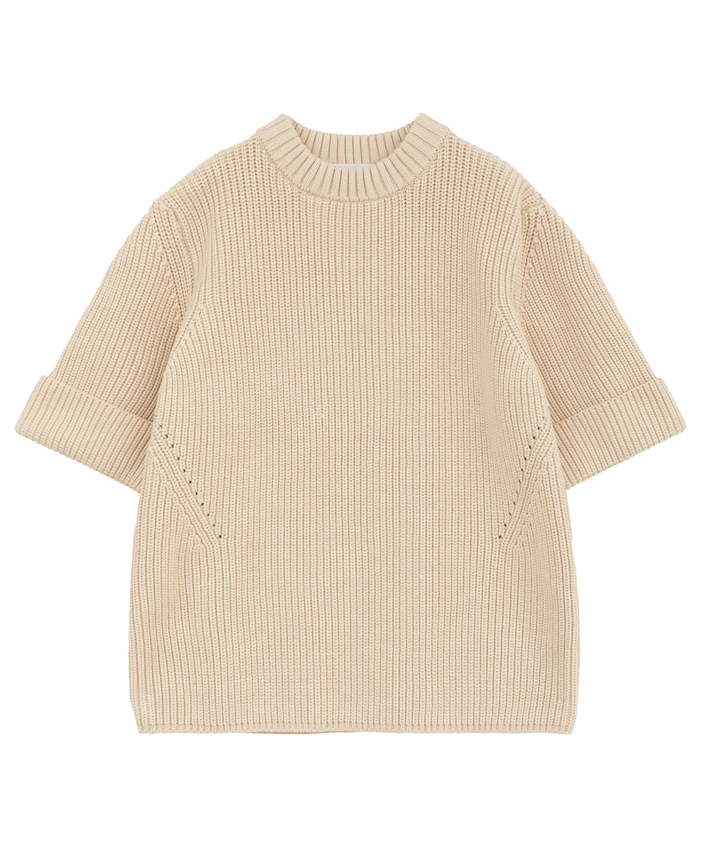 セール】OVER HALF SLEEVE KNIT TOPS(504707913) | クラネ(CLANE