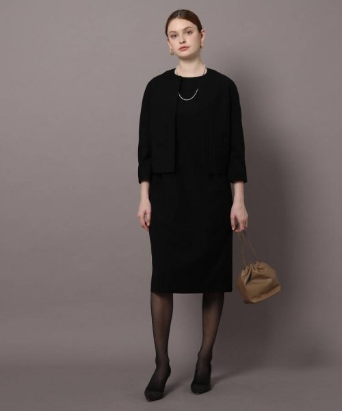 セットアップ可 ブラックフォーマルコクーンワンピース ドレステリア Dressterior D Fashion
