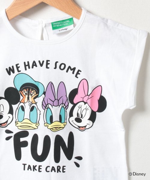 Disney ディズニー コラボ キッズミニーマウス フレンズ半袖tシャツ カットソーg ユナイテッド カラーズ オブ ベネトン ガールズ Benetton United Colors Of Benetton Girls D Fashion
