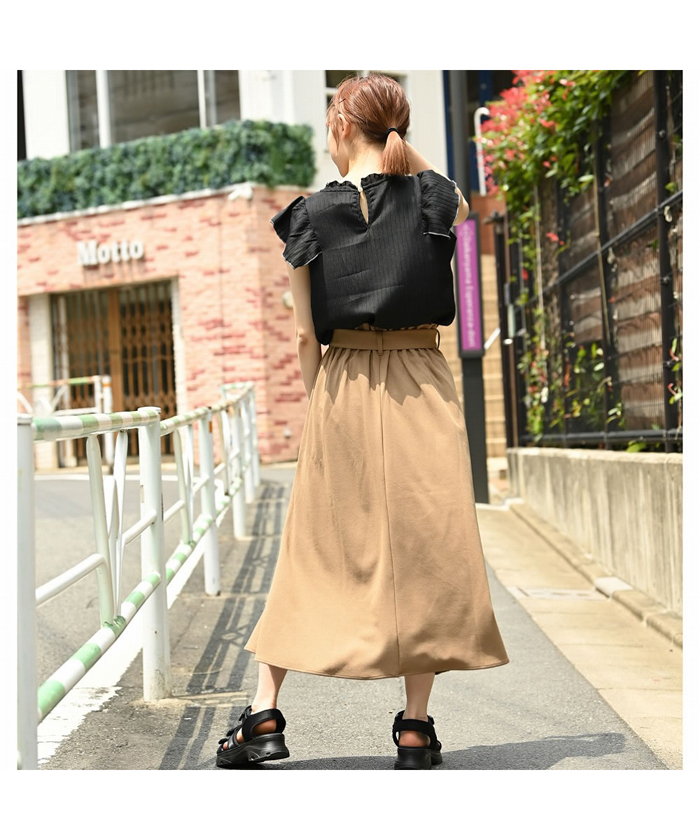 seventen ラッフルジャガードスカート S