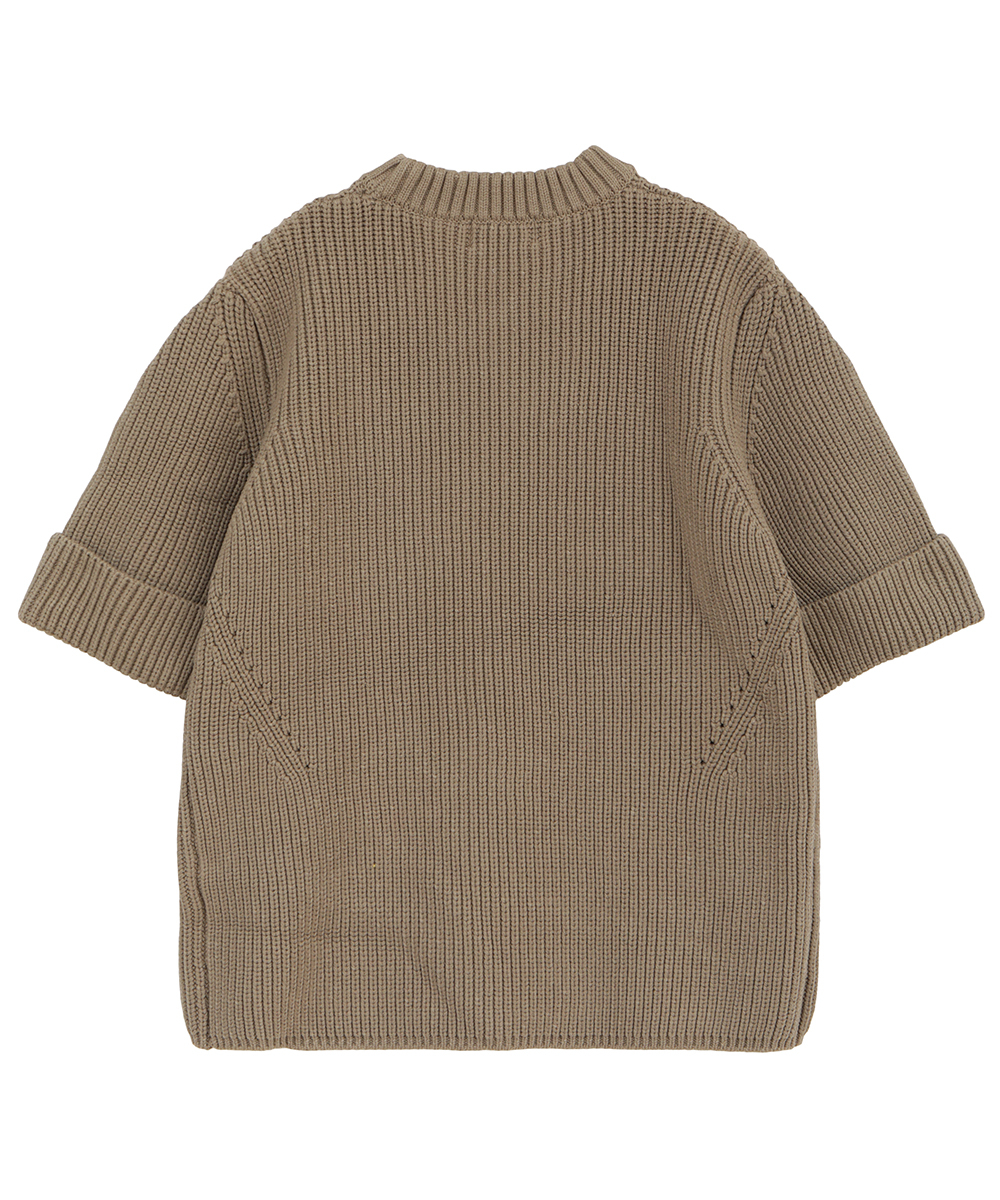 high neck knit(gray/black/offwhite) | ok.soon