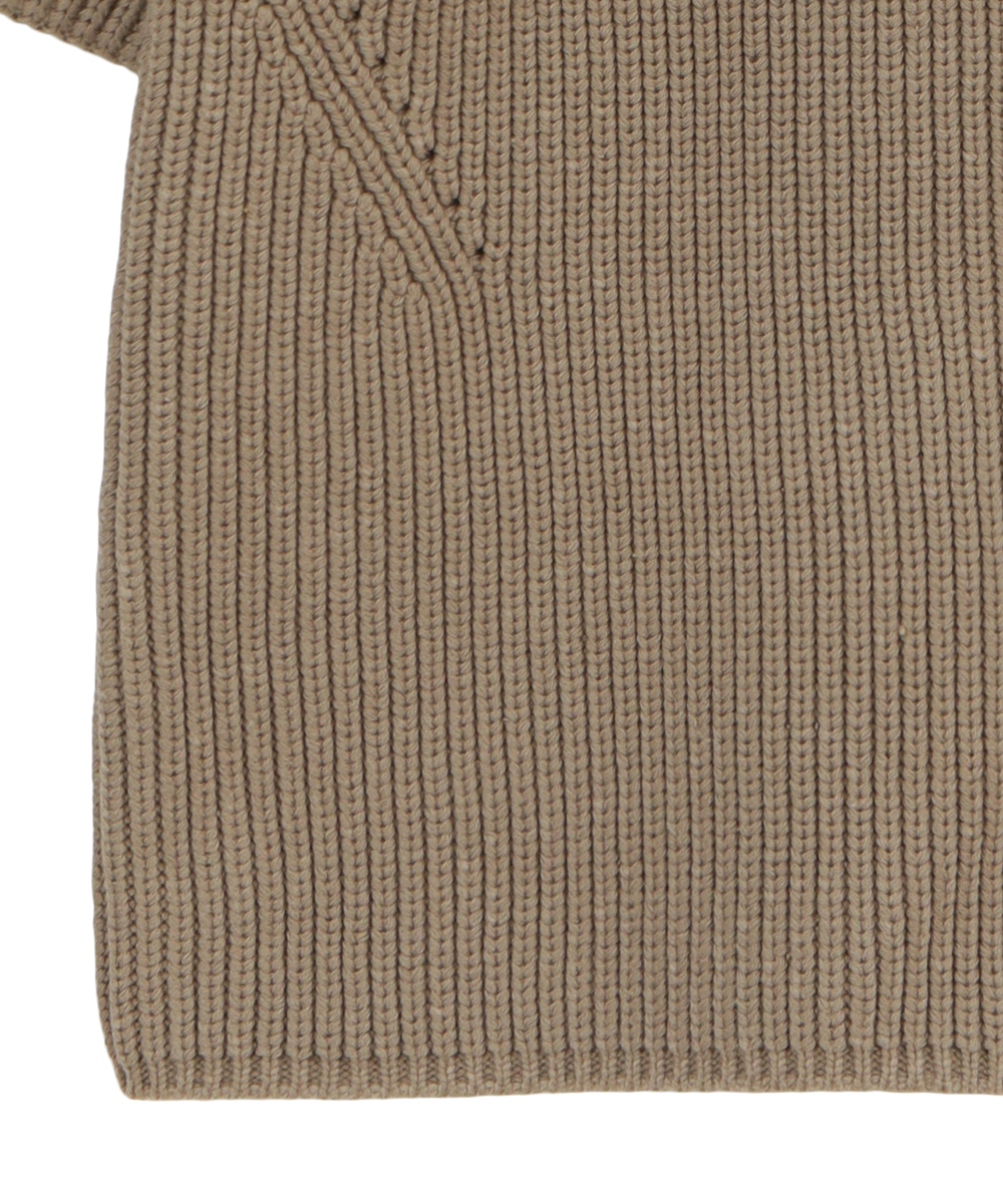 ニット/セーター CLANE - CLANE  OVER HALF SLEEVE KNIT TOPS CLANE - OVER HALF SLEEVE KNIT TOPS - BEIGE | ADDICT WEB SHOP
