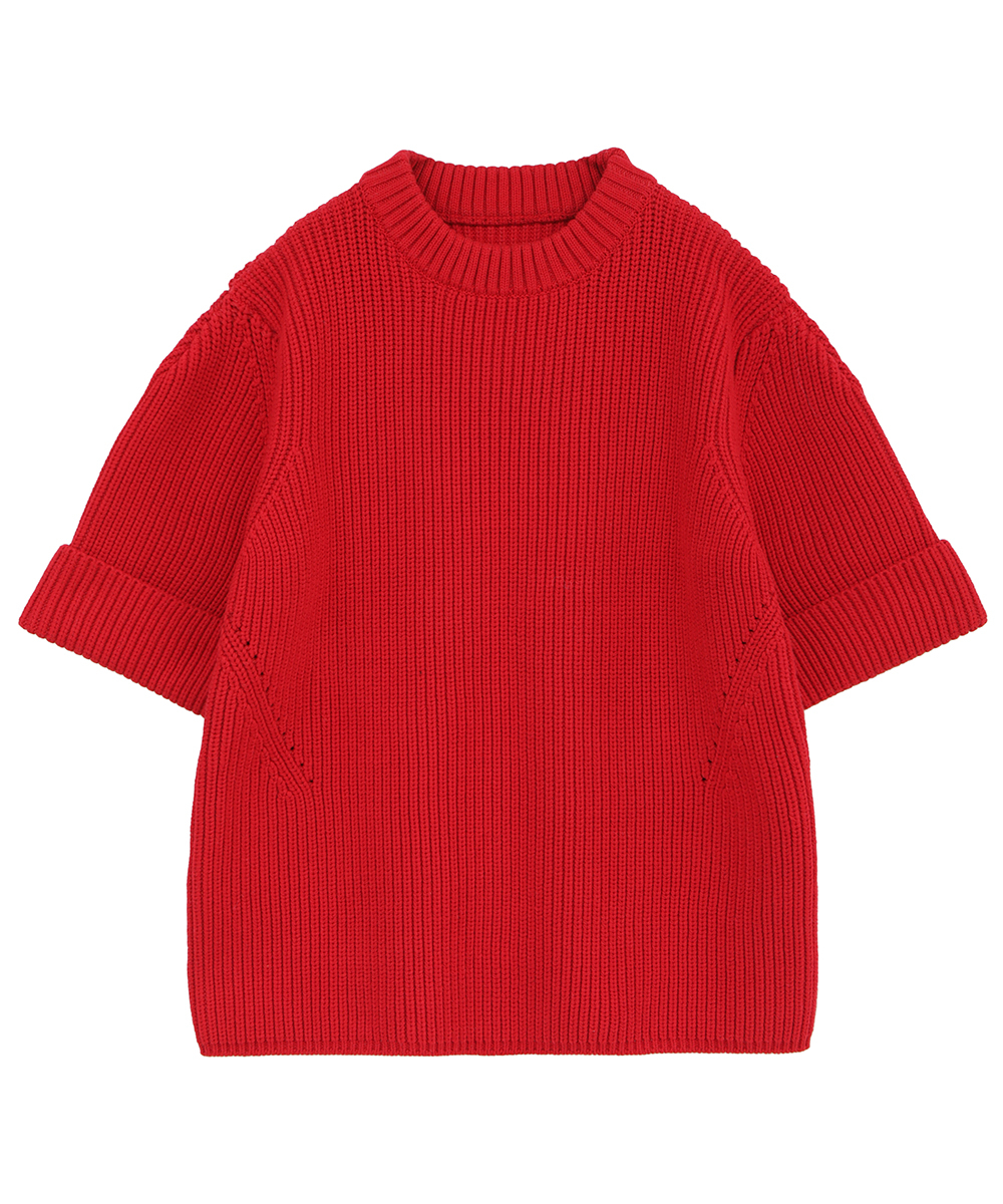 セール】OVER HALF SLEEVE KNIT TOPS(504707913) | クラネ(CLANE