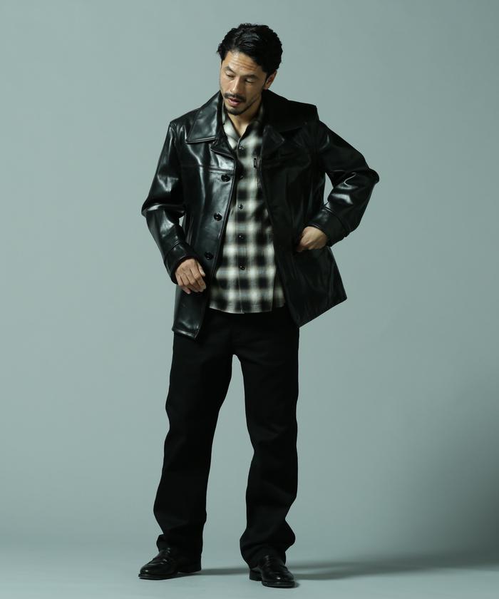 Schott カーコート ナノ・ユニバース 別注 BEAUTY&YOUTH別注 Schott CAR COAT(カーコート) SCHOTT／別注