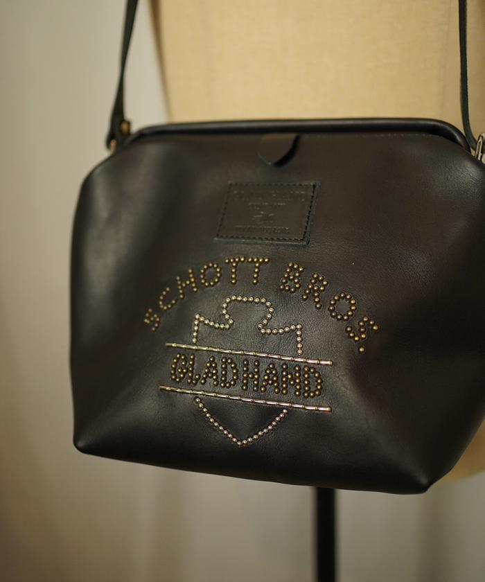 グラッドハンドレザーショルダーバッグ GLADHAND/グラッドハンド/BILL HEAD LEATHER SHOULDER FRAME BAG