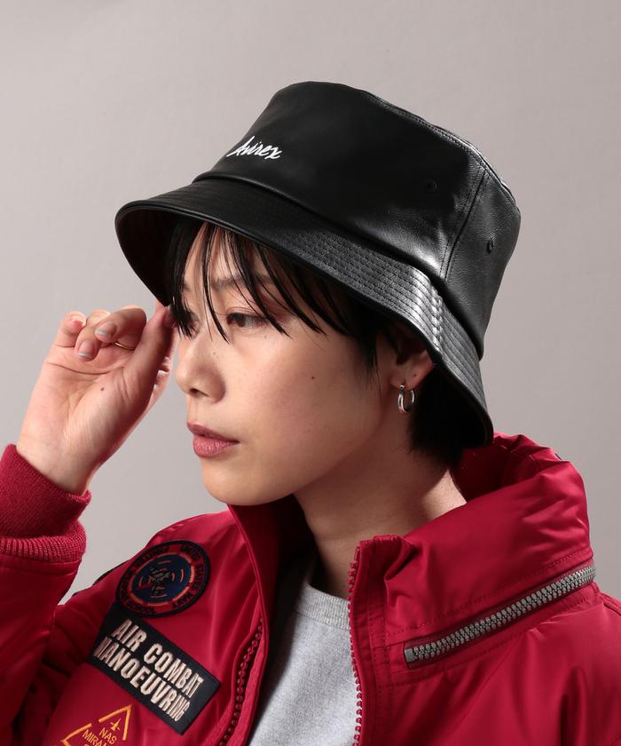 セール 30%OFF】フェイクレザー バケットハット/FAKE LEATHER