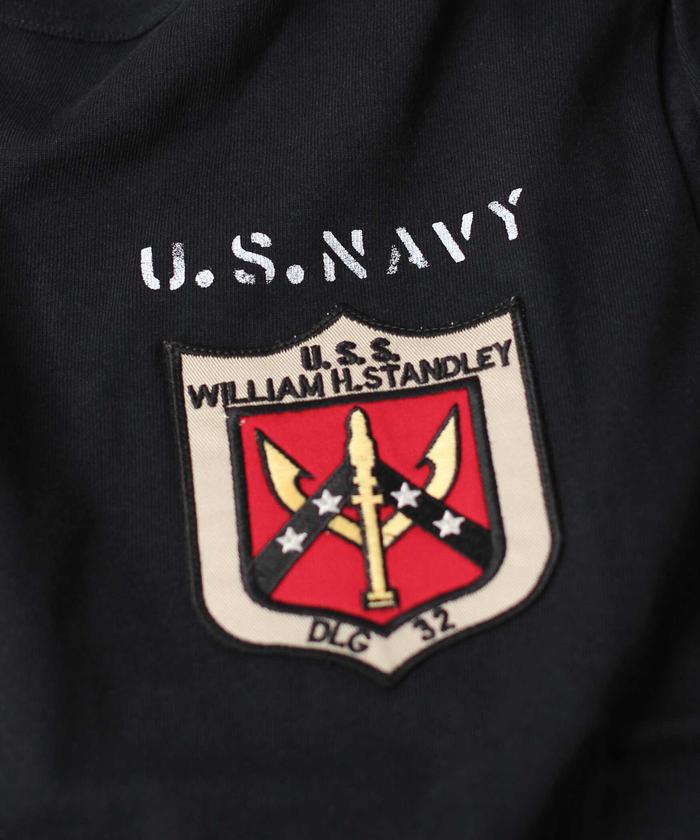 *AVIREX* トップガン ワッペン Tシャツ WEB＆DEPOT限定》トップガン ワッペン Tシャツ/ TOP GUN WAPPEN