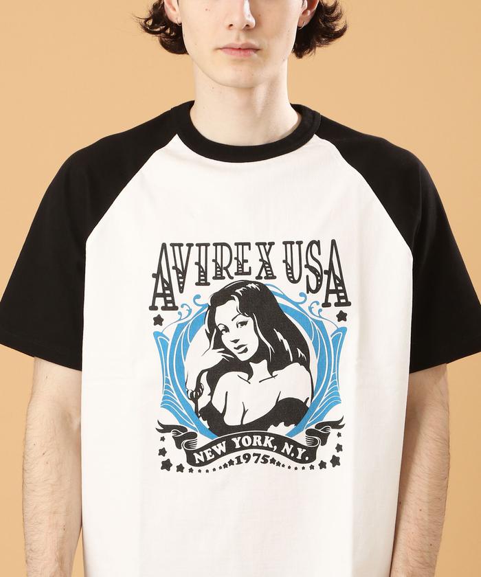 Flag Raglan T-shirt/フラッグラグランTシャツ Flag Raglan T-shirt/フラッグラグランTシャツ