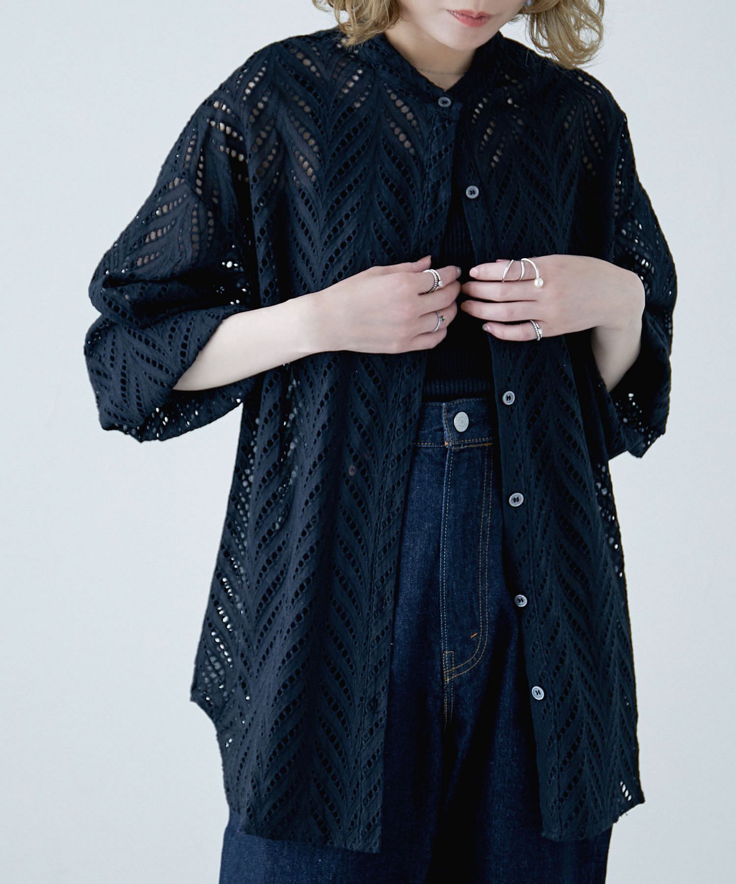 ブラウス シャツ GREY LABEL フェザードットブラウス レディース MACKINTOSH PHILOSOPHY ブラウス シャツ GREY LABEL フェザー