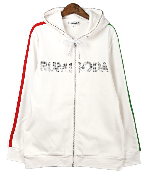 ラグスタイル LUXSTYLE RUMSODA(ラムソーダ)ラインストーンロゴ
