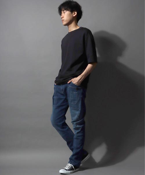 Cindi Bendi CREA デニム立体モチーフデニムカバーオール 3D セール】ジーニズム エドウィン Jeanism EDWIN 3D立体裁断