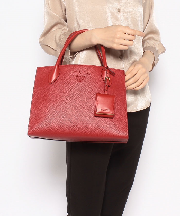 PRADA】PRADA プラダ ハンドバッグ レザー ガレリア 3WAY 鞄 PRADA】PRADA プラダ ハンドバッグ レザー ガレリア 3WAY 鞄