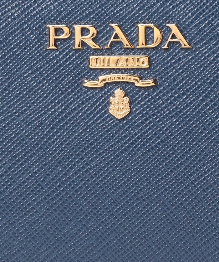 PRADA】PRADA プラダ 二つ折り財布 レディース サフィアーノ 