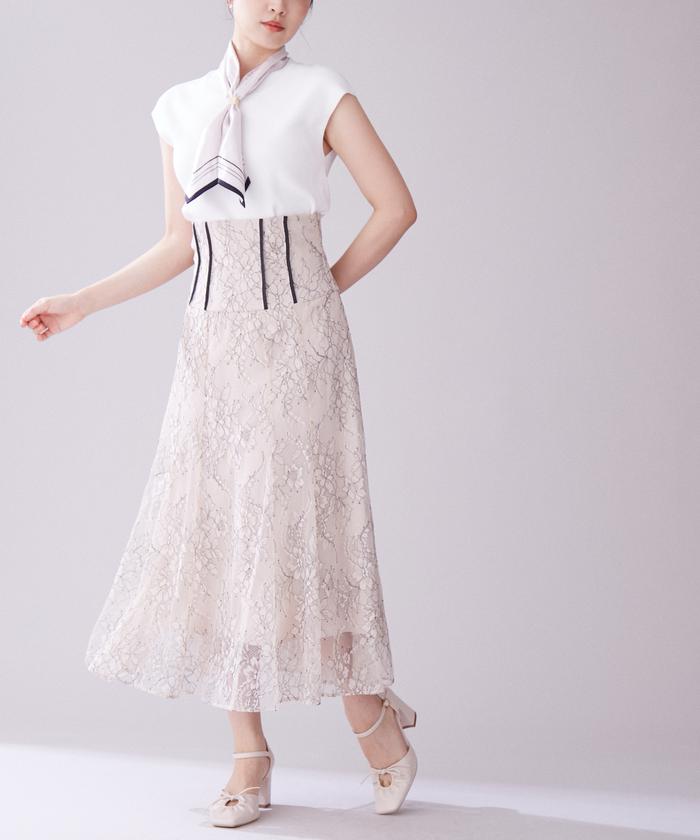 JILL by JILL STUART トリミングレース　スカート　新品タグ付き 楽天市場】トリミングレース スカート JILL by JILL STUART ジル