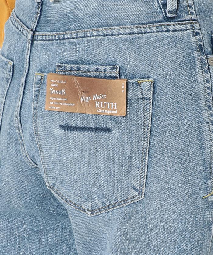 美品！YANUK ヤヌーク High Waist RUTH 22 YANUK（ヤヌーク）HIGH WAIST RUTH－TDS /ハイウェスト スリム