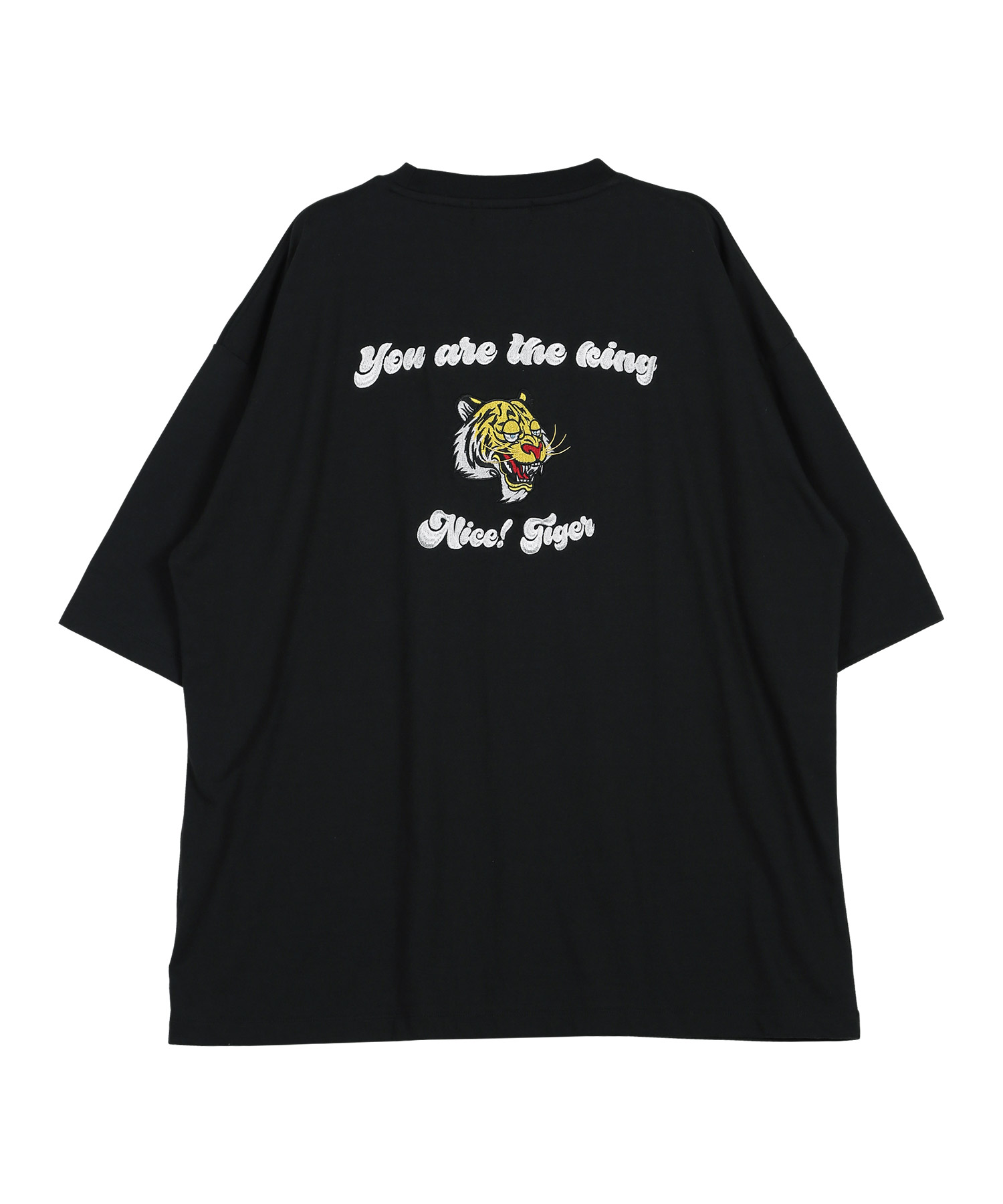 ジギーズショップ JIGGYS SHOP 天竺バック虎柄刺繍スーベニアT