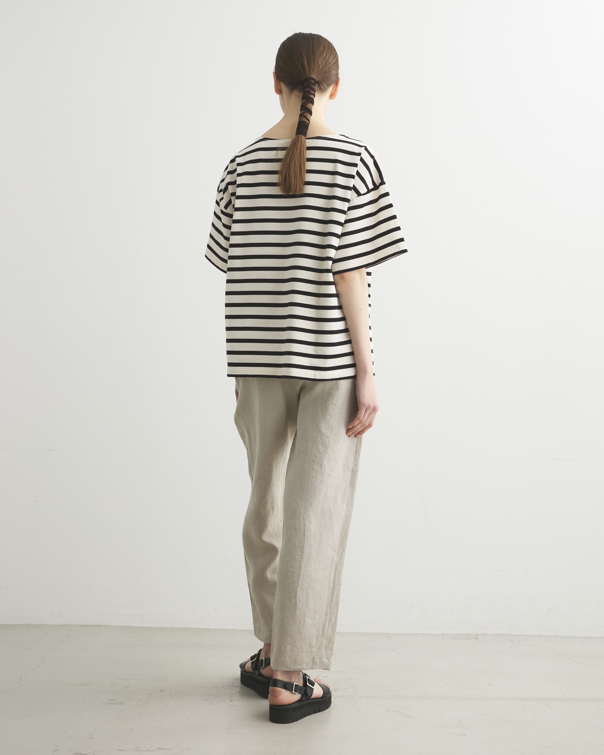 【トラディショナルウェザーウェア】リネンパンツ / テーパード / 黒パンツ 40%OFF】Traditional Weatherwear トラディショナルウェザー