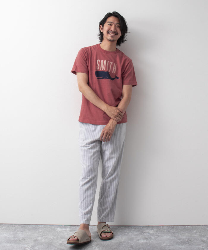 セール 30%OFF】【BARNS OUTFITTERS】別注 吊り編みTシャツ セール 30%OFF】【BARNS OUTFITTERS】別注 吊り編みTシャツ