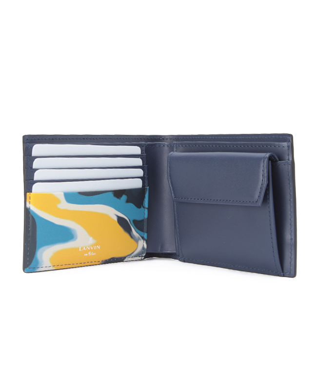 ランバンオンブルー 財布 二つ折り財布 青(ブルー) LANVIN en