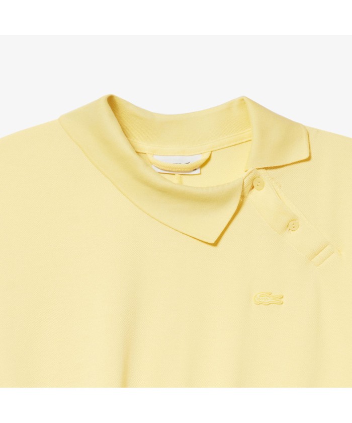 セール】ラコステ LACOSTE 斜めボタンポロドレス(504737881