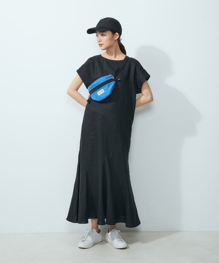 セール 40%OFF】【洗える】リネンフレンチスリーブマーメイド