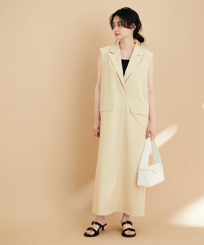 【関税込み】ANDREADAMO ワンピース and myera ジップアップデニムワンピース（ワンピース