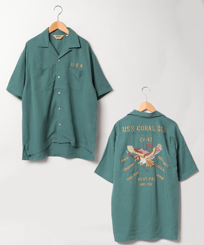 AVIREX/アヴィレックス】 バック刺繍シャツ パシフィック AVIREX/アヴィレックス】 バック刺繍シャツ パシフィック