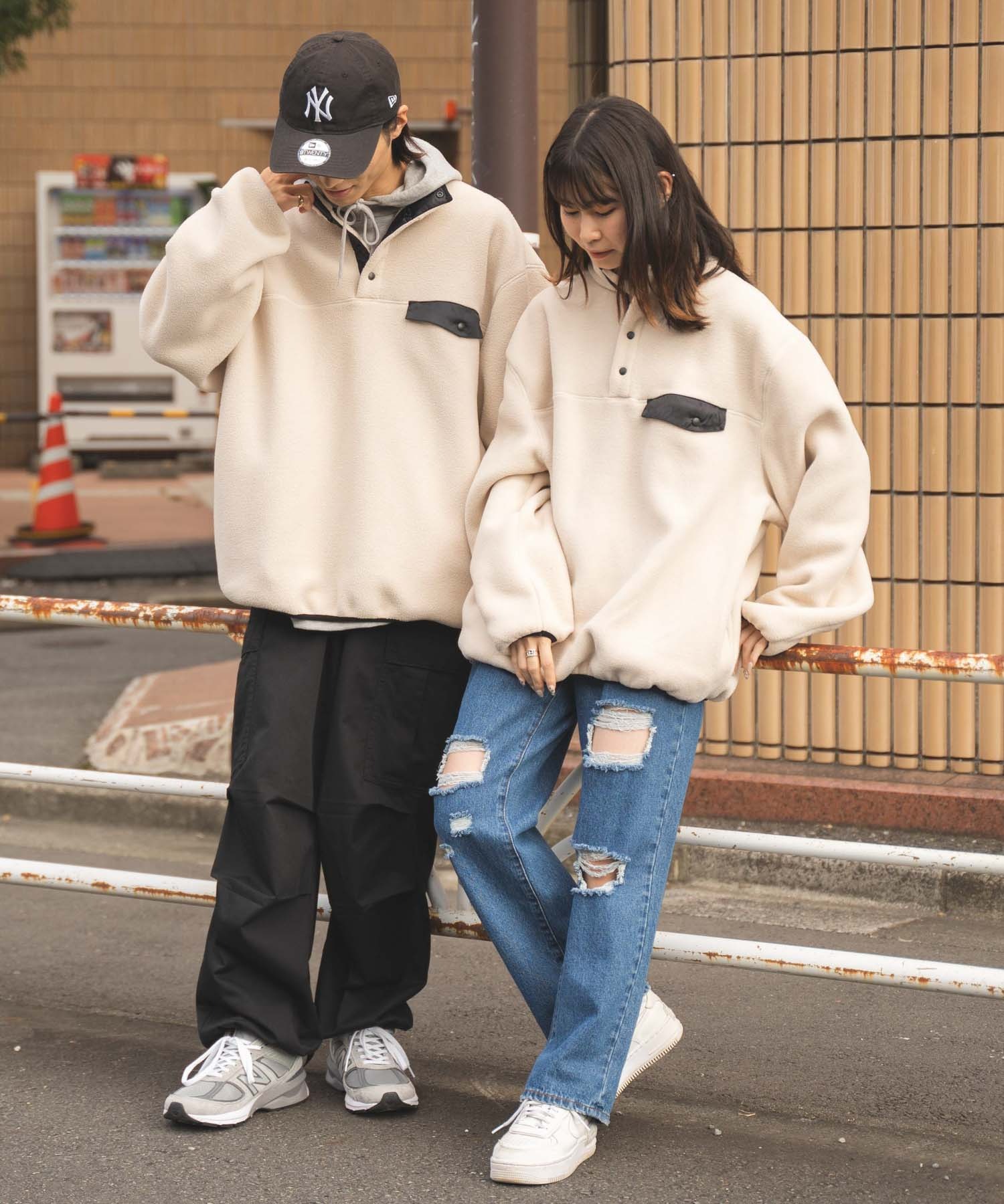 フリーススナッププルオーバー(504742789) | ウィゴー(WEGO) - d fashion