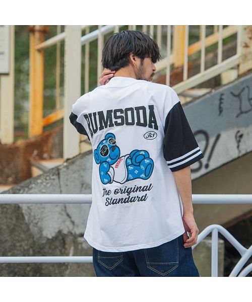 Rumsoda アップリケロゴベースボールシャツ メンズ ブランド おしゃれ 半袖 ベースボールシャツ 半袖シャツ 無地 ブランド ストリート 韓国ファッション エスビーセレクト Sb Select D Fashion Rumsoda アップリケロゴベースボールシャツ メンズ ブランド おしゃれ 半袖 ベースボールシャツ 半袖シャツ 無地 ブランド ストリート 韓国ファッション エスビーセレクト Sb Select D Fashion
