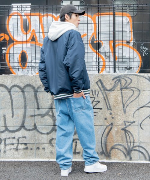 セール】中綿スタジアムジャケット(504744811) | ウィゴー(WEGO) - d fashion セール】中綿スタジアムジャケット(504744811) | ウィゴー(WEGO) - d fashion