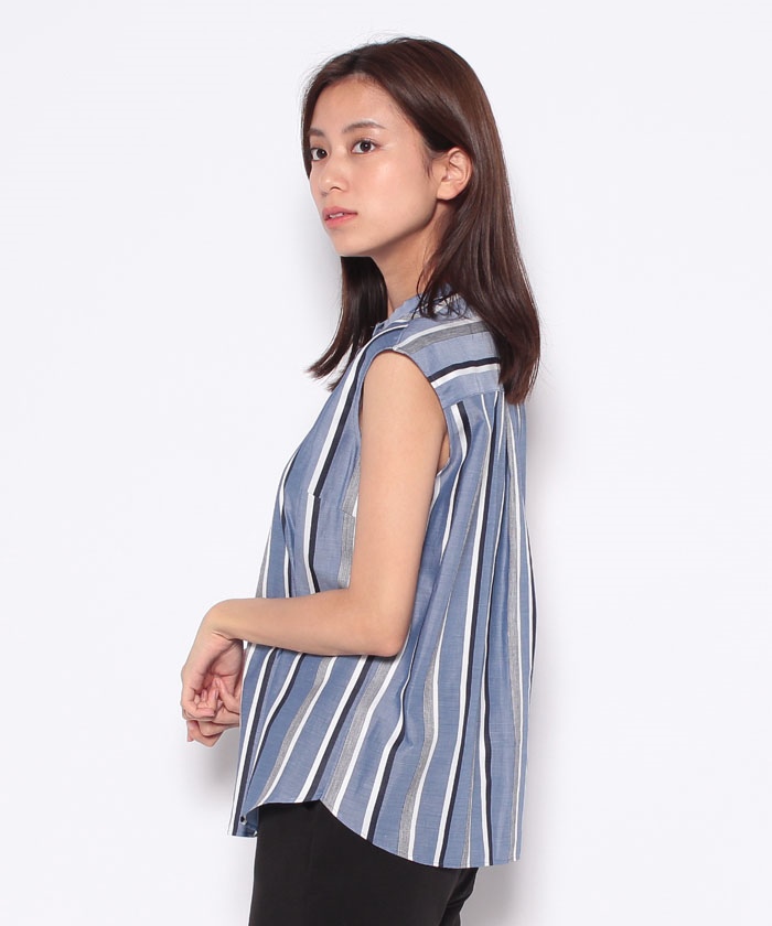 ブラウス STRIPED DOBB VIVI(504728802) | セオリーリュクス