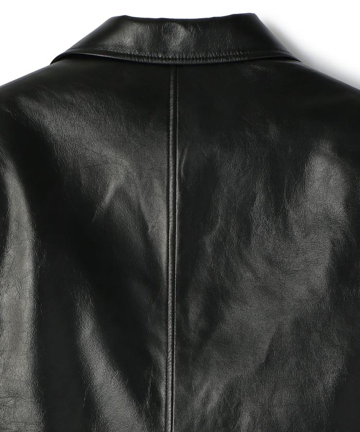 セール】WE11DONE/ウェルダン/OVERSIZED LEATHER BLAZER/オーバー