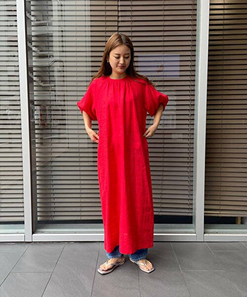 クーポン セール 40 Off ギャザーロングリネンワンピース アーバンリサーチ Urban Research D Fashion