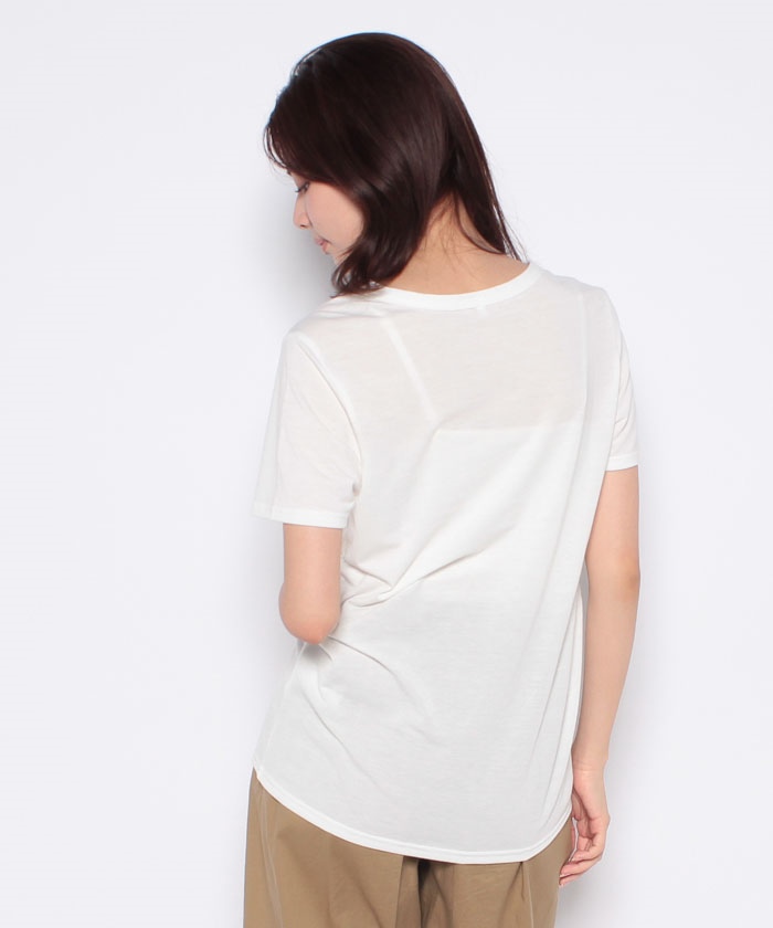 セール】とろみシアーVネックTシャツ(504672843) | コカ(coca
