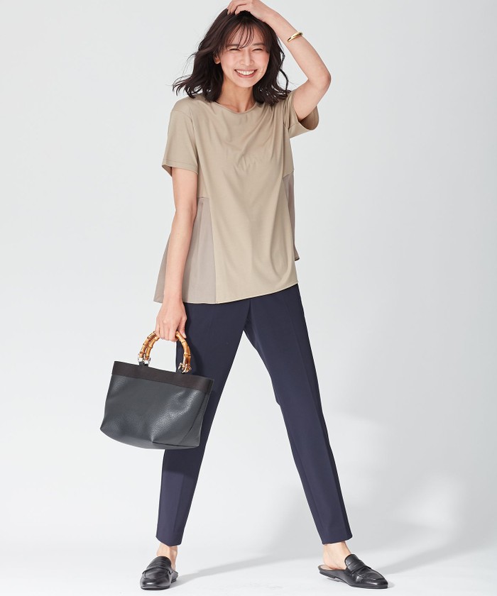 品質一番の セール】【WEB限定】2WAYドライギャバ ベーシック テーパード パンツ