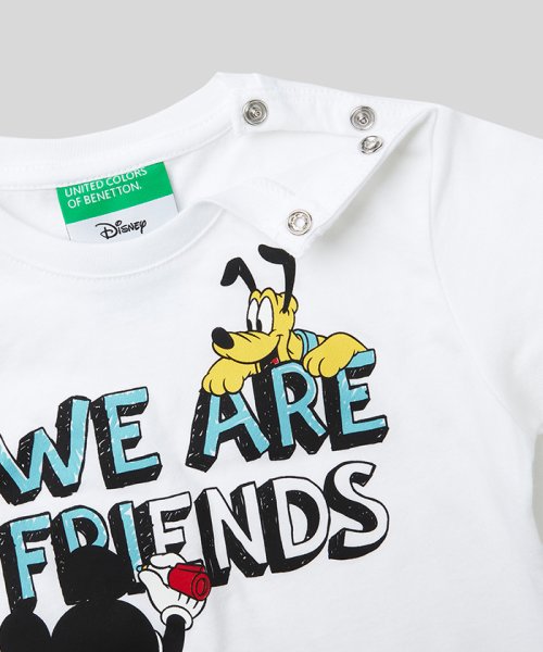 Disney ディズニー コラボ キッズミッキー プルート半袖tシャツ カットソーb ユナイテッド カラーズ オブ ベネトン ボーイズ Benetton United Colors Of Benetton Boys D Fashion