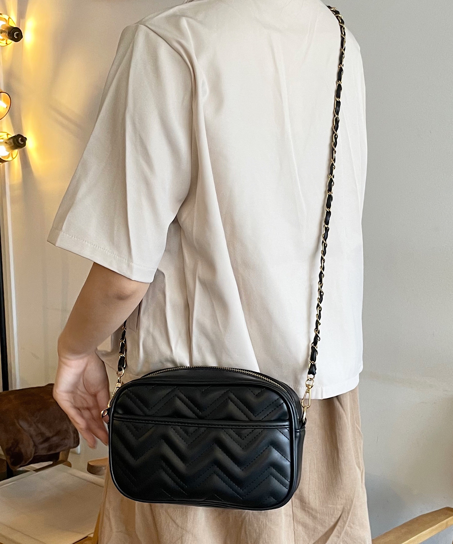 セール】ショップニコニコ ShopNikoNiko キルティングバッグ