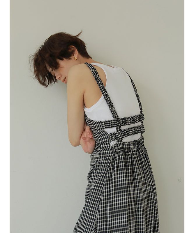 ETRE TOKYOエトレトウキョウ　アメスリチェック　ワンピース　美品 ETRE TOKYO（エトレトウキョウ）の「アメスリチェックワンピース