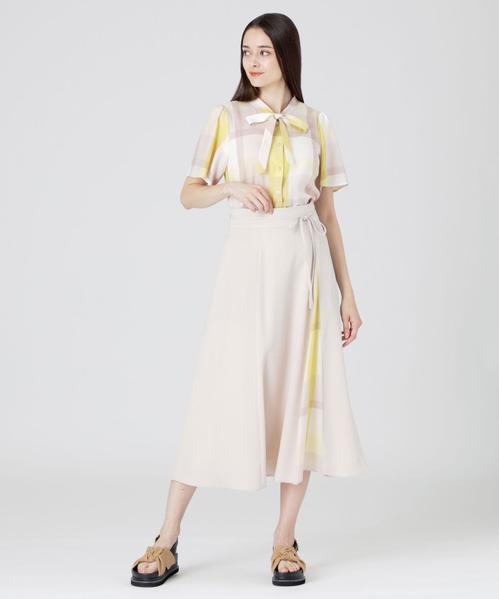セール 22%OFF】クレストブリッジチェックライトエアリーツイル セール 22%OFF】クレストブリッジチェックライトエアリーツイル