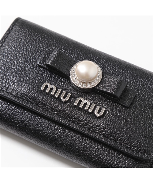 miumiu ミュウミュウ リボン キーケース miumiu ミュウミュウ リボン コインケース キーケース ブルー
