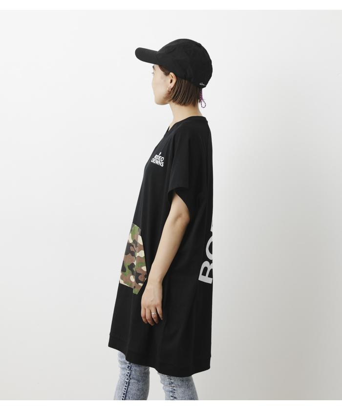 セール】（WEB・OUTLET限定）BIG LOGO BY Vネック カット
