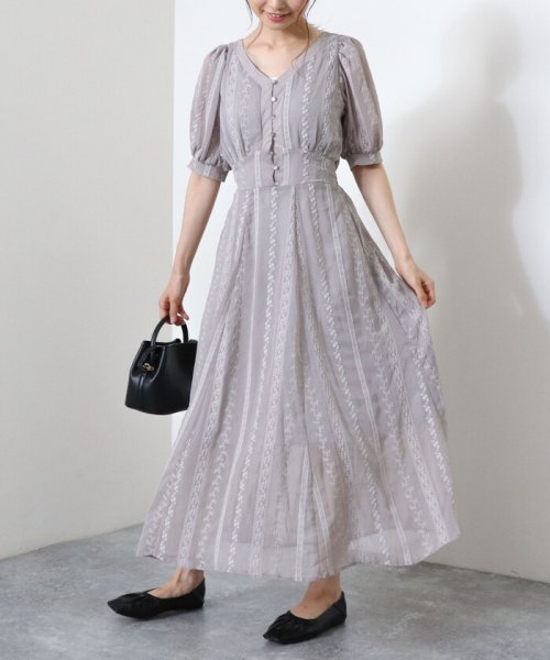 セール 刺繍レースワンピース アルシーヴ Archives D Fashion