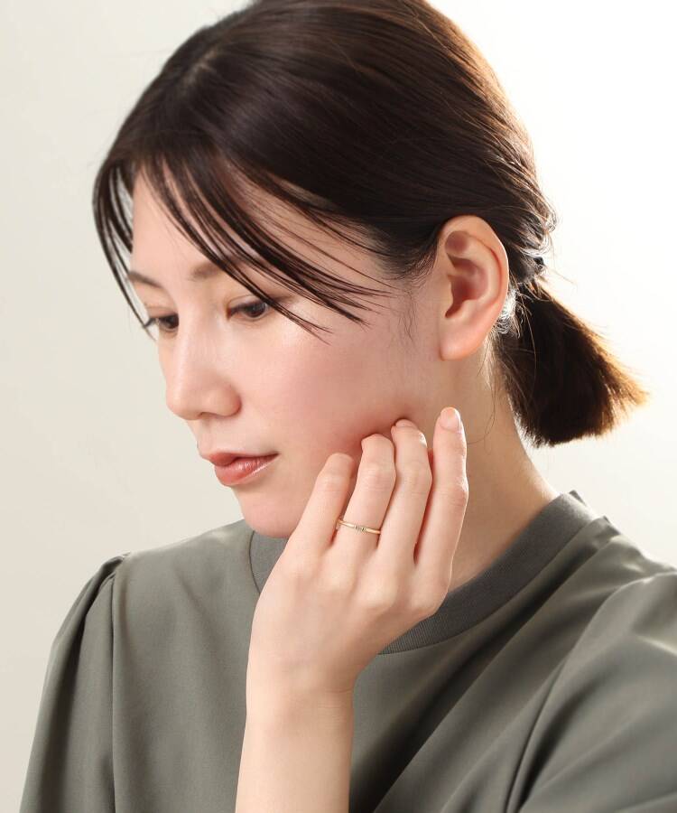ココシュニック COCOSHNIK K18ダイヤモンド バゲットカット
