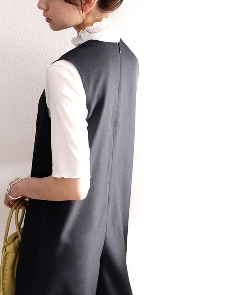 クーポン】【セール33%OFF】即座に女っぽ。Vネックオールインワン ...