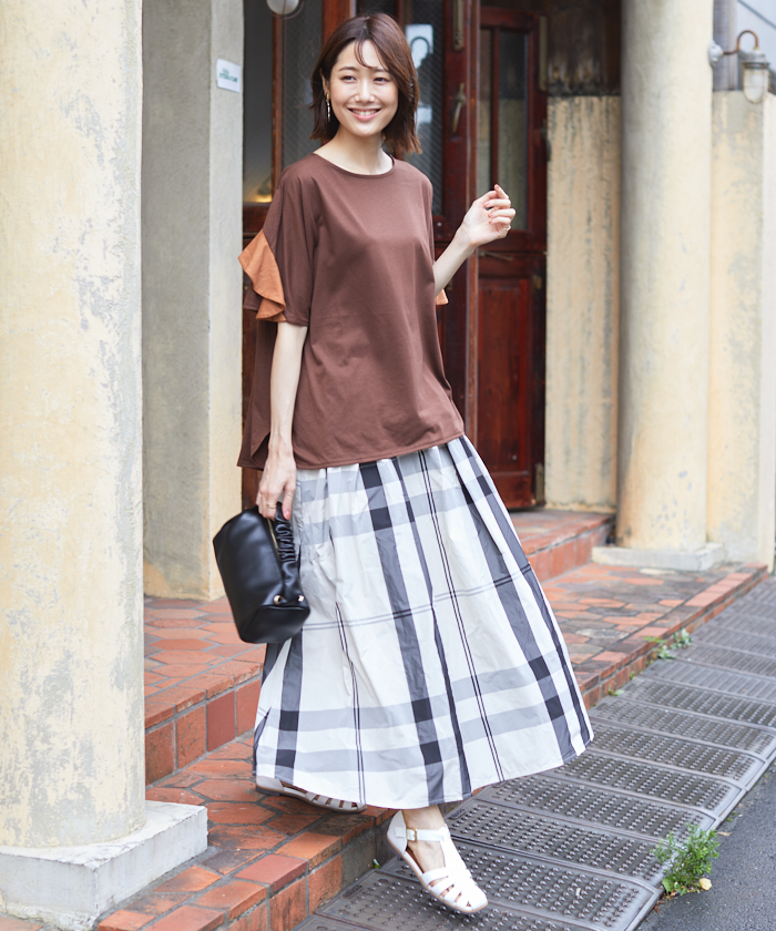 セール 29%OFF】ブージュルード Bou Jeloud タフタチェック セール 29%OFF】ブージュルード Bou Jeloud タフタチェック