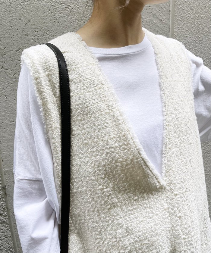 Italian fabric ツイードベスト(504760227) | スピック&スパン(Spick